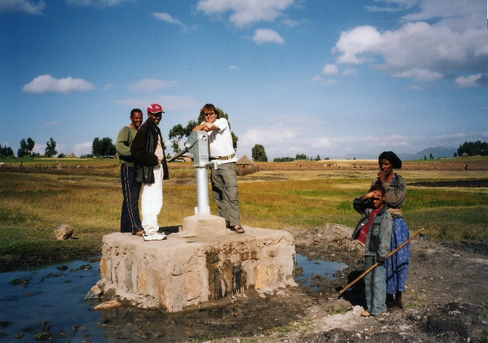 Completion of one of the wells at Dese Ethiopia